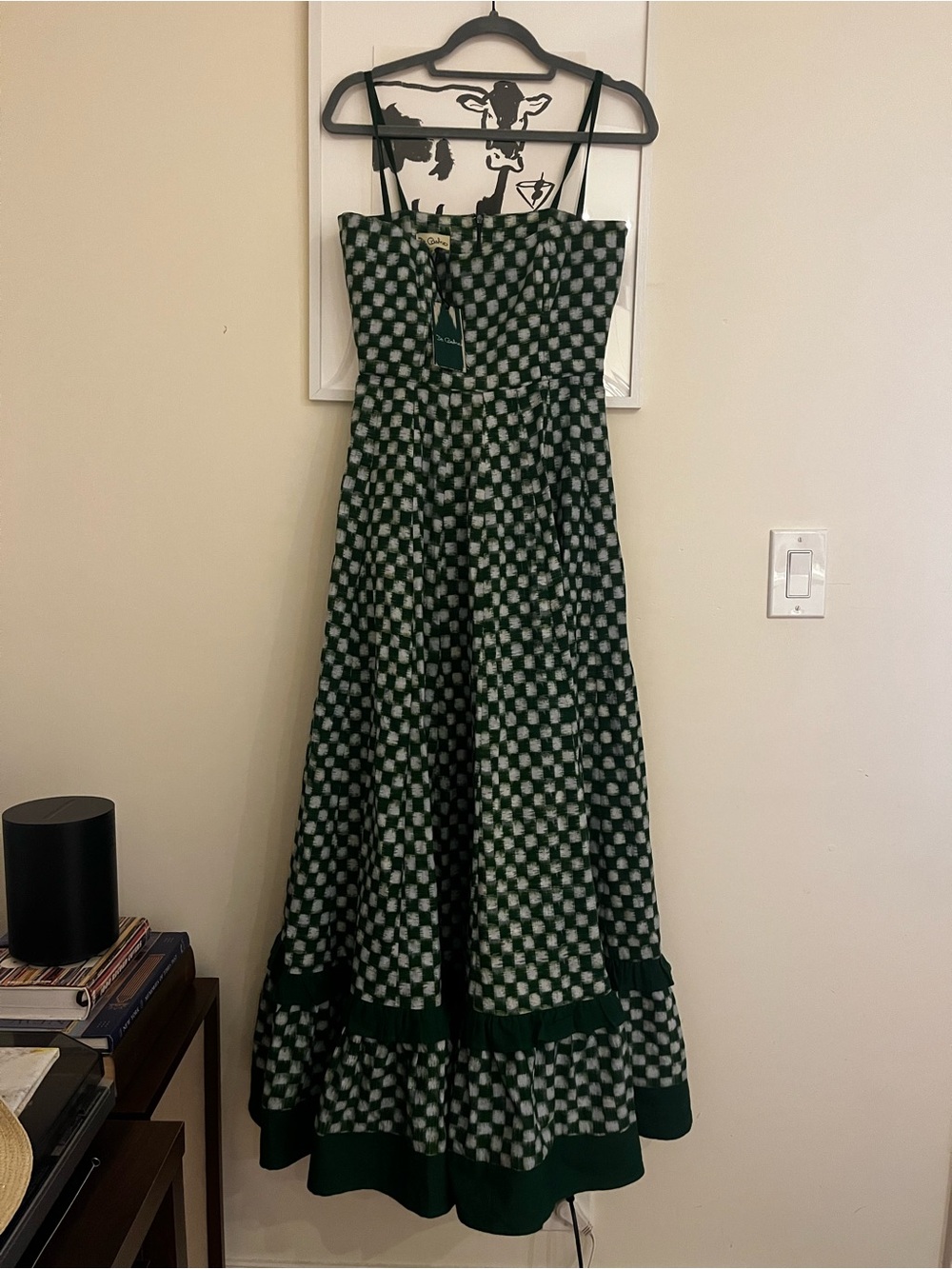 NWT! Checkmate Maxi Dress with Spaghetti Straps - Picture 4 of 4